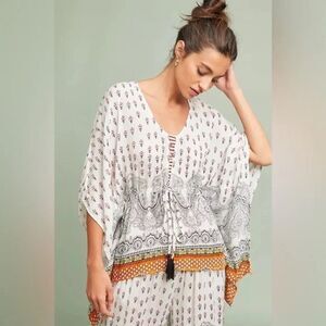 NWT Anthropologie RAGA Ventura cover up top size large